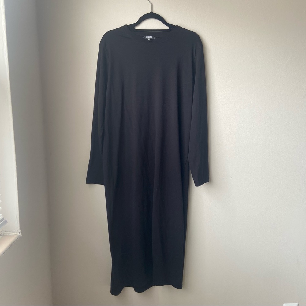 Missguided Black Maxi Dress